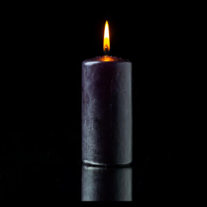 Black candle - vanish negative energy