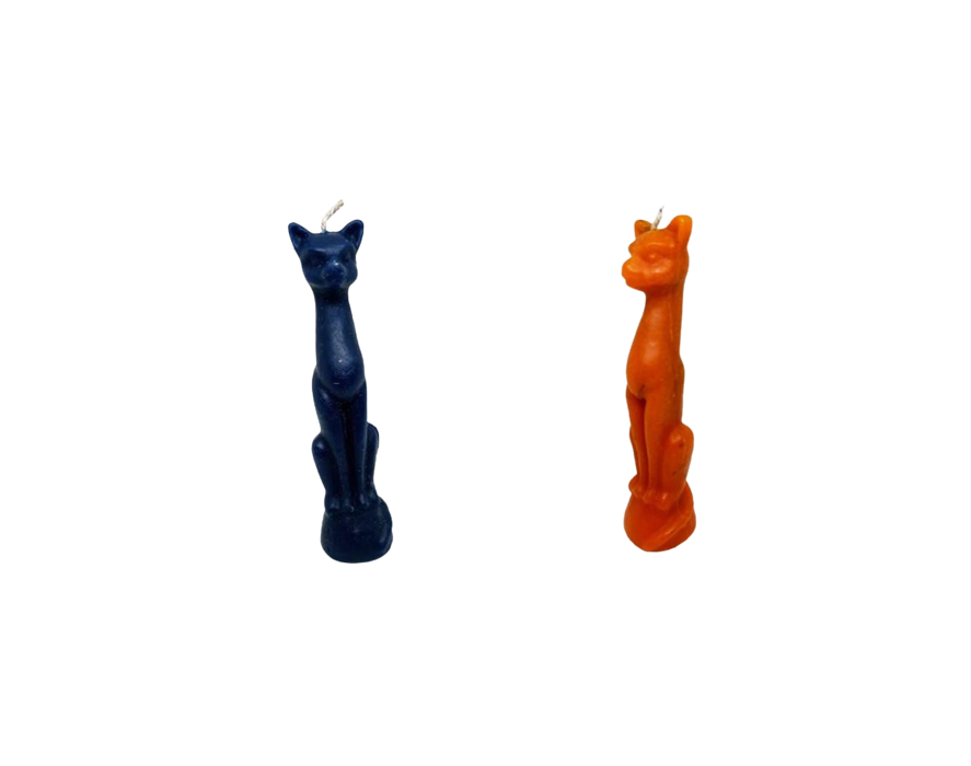 2 Cat candles